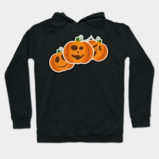 Fun Halloween pumpkins. Hoodie